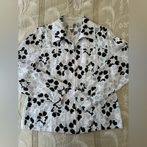 Draper’s and Damon’s Sheer Floral Top